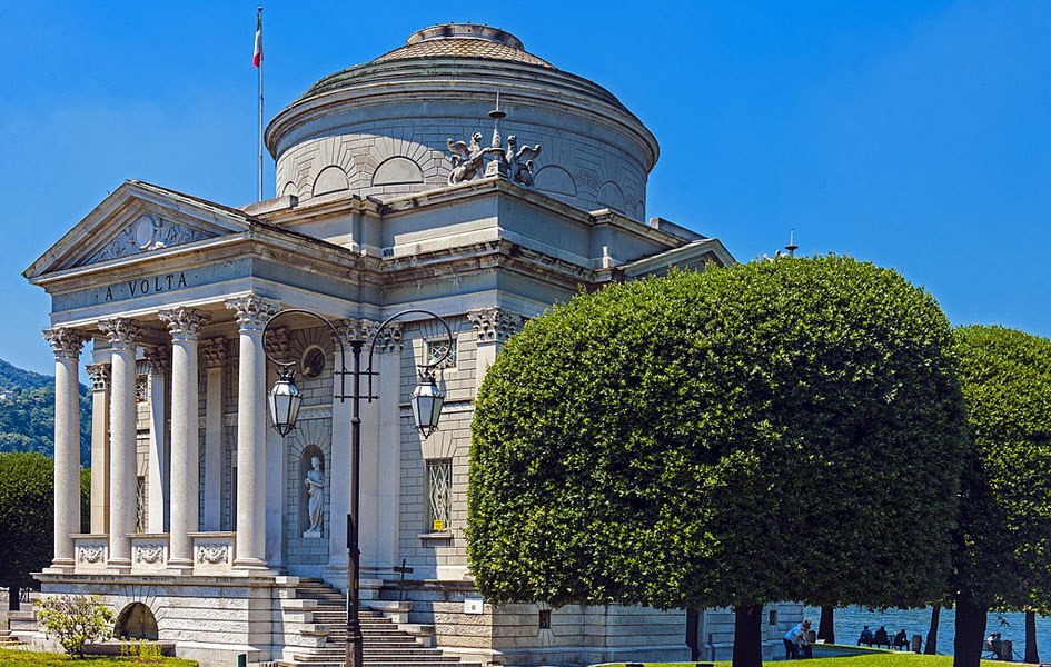 Temple de Volta à Côme : découvrez le musée Alessandro Volta